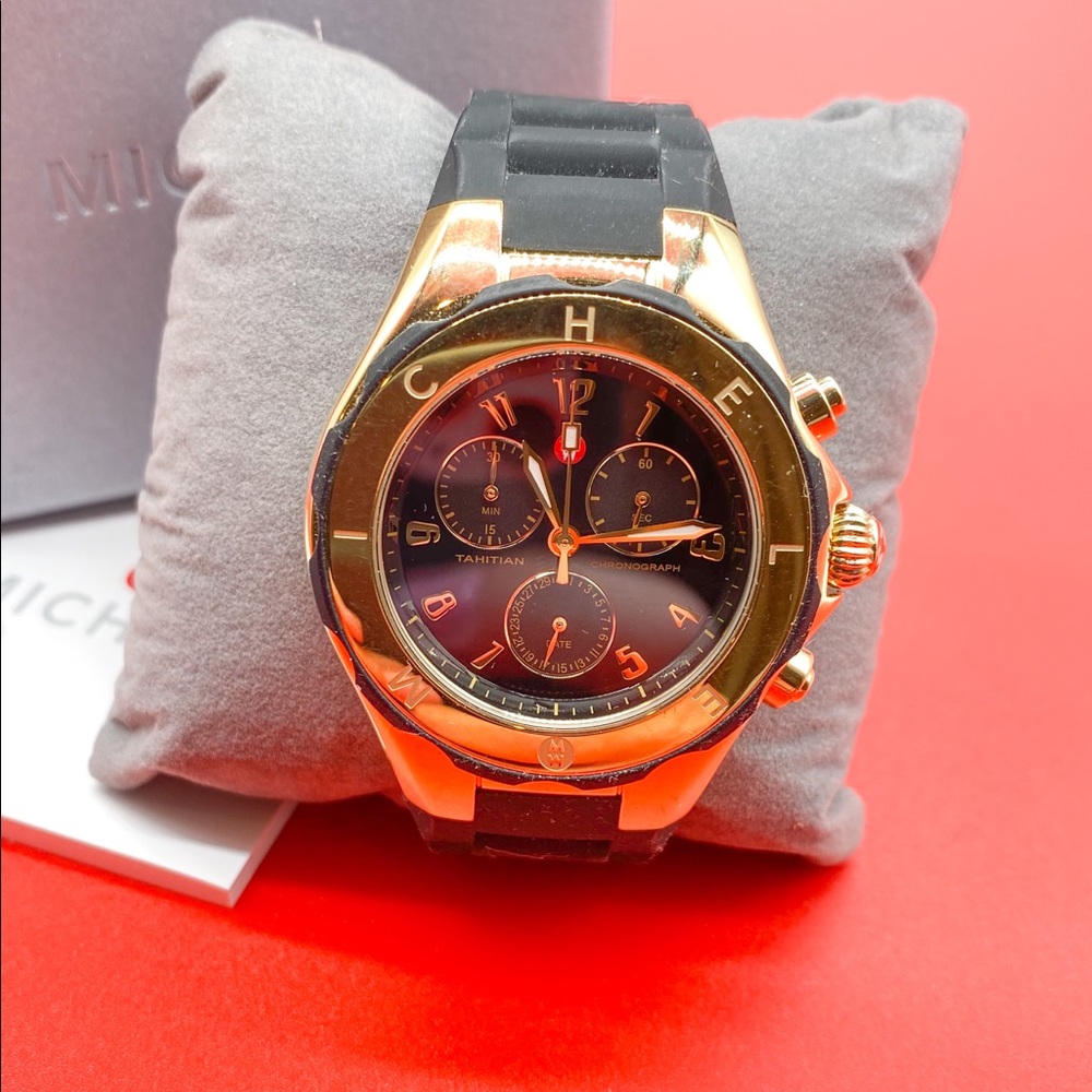 Michele Tahitian Watch-Black